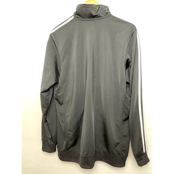 Adidas Mens Track Full Zip Jacket Black Large - Picture 4 of 9